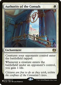 Authority of the Consuls x1 1x Mystery Booster 2 NM MTG - Image 1