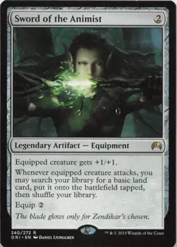 Sword of the Animist R Magic Origins 240 - LP MTG - Image 1