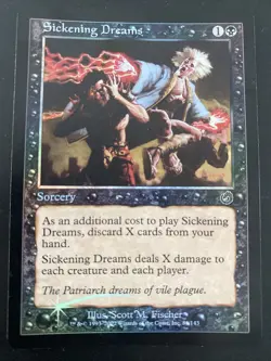 FOIL Sickening Dreams MTG Torment 83/143 NM English - Image 1