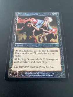 FOIL Sickening Dreams MTG Torment 83/143 NM English - Image 2