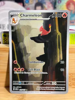 CHARMELEON 169/165 151 Scarlet & Violet Full Art Holo Rare Pokemon TCG NM - Image 1