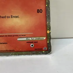 Entei Blackstar Promos HGSS20 HeartGold SoulSilver Holo Rare MP/HP Pokemon TCG - Image 3