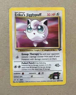 Erika's Jigglypuff 69/132 Gym Challenge Pokemon TCG - Image 1
