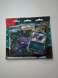 Pokemon TCG Paldean Fates Tech Sticker Collection - Maschiff NEW Sealed - Image 1