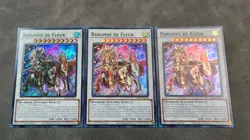 3x Baronne De Fleur 1st Edition Super Rare RA01-EN034 Yu-Gi-Oh! NM - Image 1
