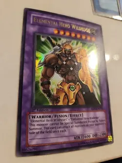 Elemental Hero Wildedge EEN-EN035 Ultra Rare 1st Edition Yugioh - Image 2