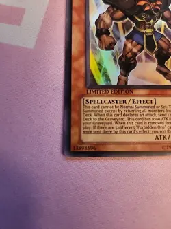 Yugioh Exodius the Ultimate Forbidden Lord JUMP-EN025 (Ultra Rare) NM - Image 2