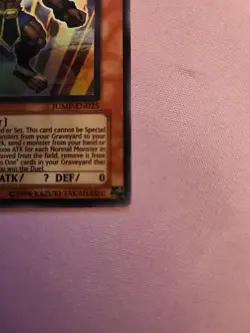 Yugioh Exodius the Ultimate Forbidden Lord JUMP-EN025 (Ultra Rare) NM - Image 5