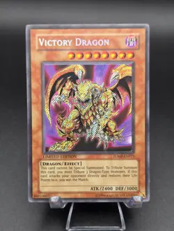 Victory Dragon JUMP-EN011 YuGiOh Shonen Jump Promo 2018 Secret Rare - Image 1