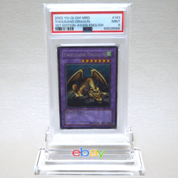 YuGiOh PSA9 Thousand Dragon MRD-143 1st Edition Secret 2002 Asian English PS378 - Image 1
