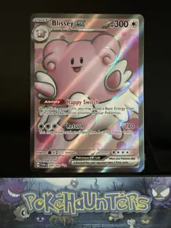 Pokemon Card Blissey ex 201/167 Twilight Masquerade Full Art Holo Rare NM - Image 1