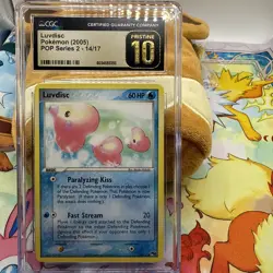 Luvdisc 14/17 - POP SERIES 2 Pokemon Card promo CGC Pristine 10 2005 - Image 1