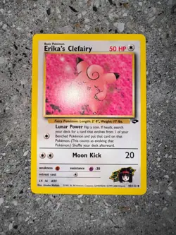 Pokemon TCG Cards Erika's Clefairy 40/132 Gym Challenge Uncommon - Image 3