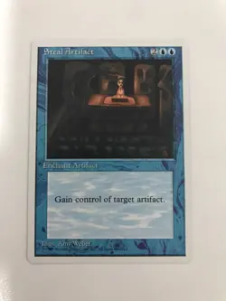 Steal Artifact MTG Magic the Gathering Card NM Near Mint Fourth 4th Edition - Image 1