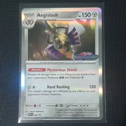 Aegislash SVP060 Paradox Rift Prerelease Promo Holo Rare Pokemon Card - Image 1