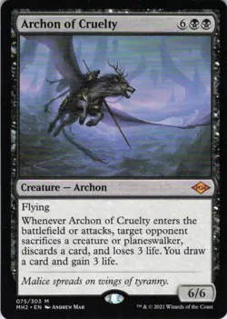 MTG Archon of Cruelty (75) | NM | Modern Horizons 2 {MH2} - Image 1