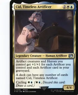 MTG Cid, Timeless Artificer (0216) Final Fantasy Regular - Image 1