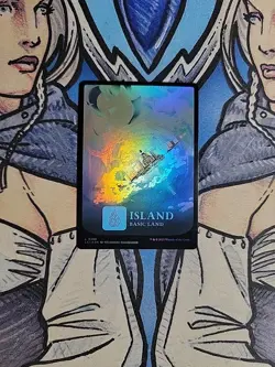 1x Island Full Art FOIL 288 - NM/M LCI MTG Magic - Image 1