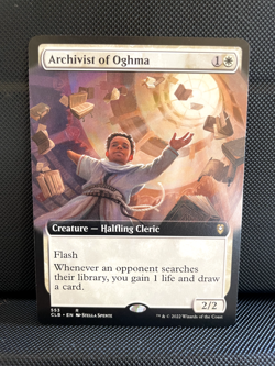 Archivist of Oghma - Extended Art - MTG Magic - Baldur's Gate - NM - Image 1
