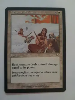 Wave of Reckoning MP Mercadian Masques MTG Magic the Gathering - Image 1