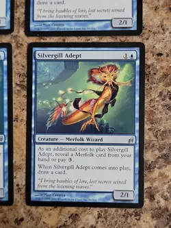 4x MTG Silvergill Adept Lorwyn Played Playset X4 - Image 5
