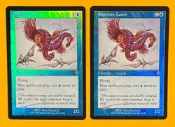MTG SAPPHIRE LEECH (Foil) (x2) Invasion (OldManMTG 011-861) - Image 1
