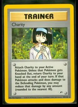 Pokemon CHARITY 99/132 Gym Heroes - - NEAR MINT - Image 1