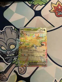 Play! Pokemon Prize Pack Series 7 Prismatic Evolutions Leafeon ex 006/131 - Image 1
