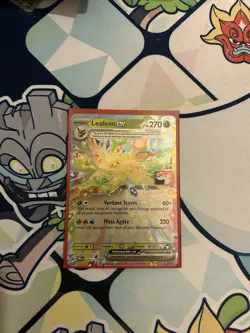Play! Pokemon Prize Pack Series 7 Prismatic Evolutions Leafeon ex 006/131 - Image 4