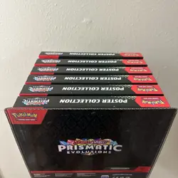 Pokemon Prismatic Evolutions Poster Collection Set Of 6 Lot TCG - Image 2