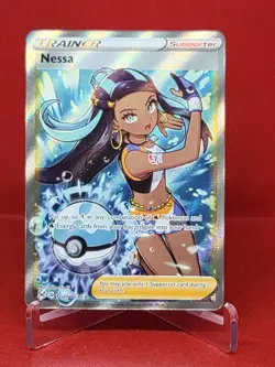 Nessa TG27/TG30 Pokemon SWSH11: Lost Origin Trainer Gallery Holo Ultra Rare NM - Image 1