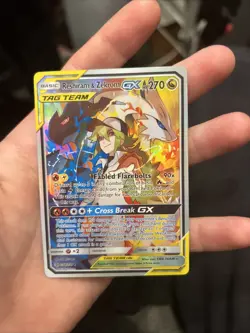 Pokemon TCG Reshiram & Zekrom Gx Cosmic Eclipse Sun and Moon Tag Team - Image 1