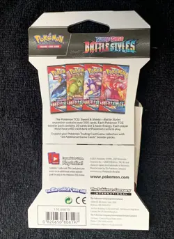 Pokemon Sword & Shield Battle Styles Booster Pack 820650808197 - Image 2