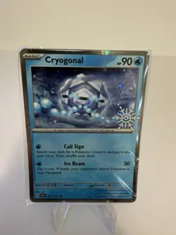Cryogonal 047/191 Holiday Calendar Cosmos Holo Stamped Sealed Pokemon - Image 1