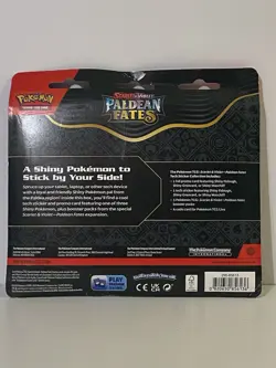 Pokemon Paldean Fates Tech Sticker Collection Fidough Sealed - Image 2