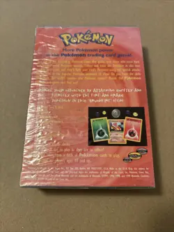Pokemon Factory Sealed BRUSHFIRE THEME DECK Base Set NEW SEALED 1999 - Image 2