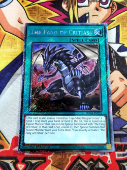 The Fang of Critias ra04-en255 (M/NM+) Platinum-Secret Rare Yu-Gi-Oh! - Image 1