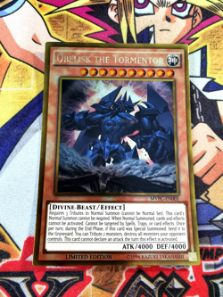 Obelisk the Tormentor mvpc-en001 Ltd Ed (NM) Gold Rare Yu-Gi-Oh! - Image 1