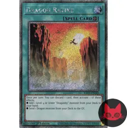Yugioh Dragon Ravine RA03-EN248 Platinum Secret Rare 1st Edition NM - Image 1