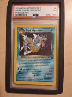 Dark GYARADOS 8/82 PRERELEASE Team Rocket Holo Pokemon Card ⭐ NM/Mint - Image 2