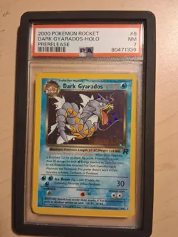 Dark GYARADOS 8/82 PRERELEASE Team Rocket Holo Pokemon Card ⭐ NM/Mint - Image 3