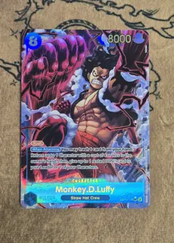 One Piece Card Game Monkey.D.Luffy (Alternate Art) OP11-118 SEC NM English - Image 1