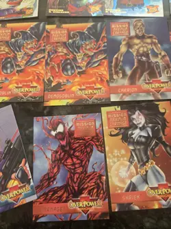 1995 Fleer Marvel Card Lot [22] Mission Maximum Carnage Hunters Deadpool More! - Image 3