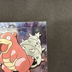 Topps Pokemon Card TV Series 2 Chrome Foil Blue Logo 1st Edition #80 Slowbro NM - Image 4