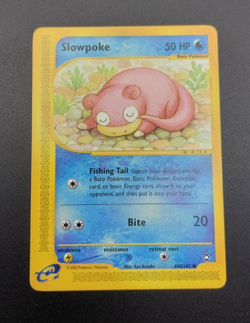 Pokemon Card Slowpoke 108/147 common Aquapolis LP - Image 1