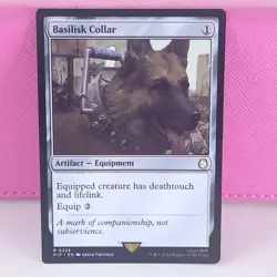 MTG LP Basilisk Collar PIP Fallout Regular Magic The Gathering - Image 1