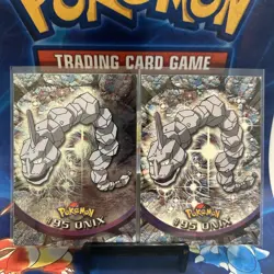 Onix #95 Non Holo Blue Logo Topps Pokemon TV Animation Edition - Image 1