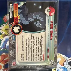 Onix #95 Non Holo Blue Logo Topps Pokemon TV Animation Edition - Image 3