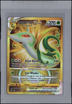Pokemon Card Serperior VSTAR (210/195) Rare Secret Silver Tempest - Image 1