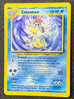 Croconaw 31/111 Uncommon Neo Genesis Pokemon Card NonHolo 2000 - Image 1